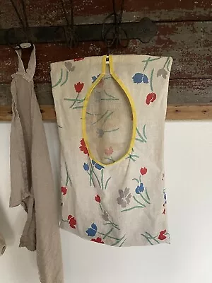 Vintage Clothespin Bag & Wood Clothespins • $18