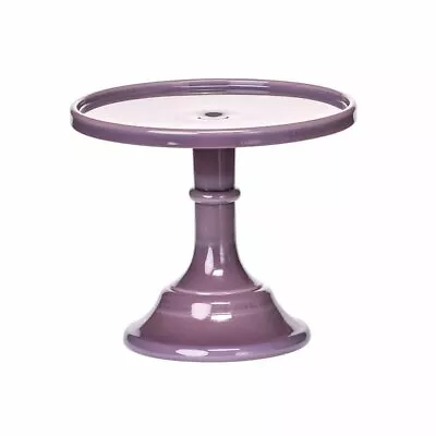 Mosser Glass 6  Cake Plate | Eggplant • $41.99