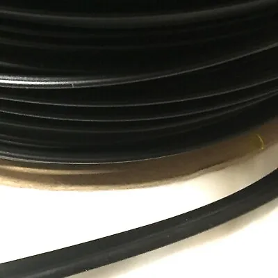 PVC Vinyl Piping Trimming Lip Cord Upholstery 3/8  Black Matte 10 Yd VP2 • $19.95