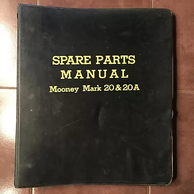 Mooney Mark 20 & 20A Spare Parts Manual • $131.44