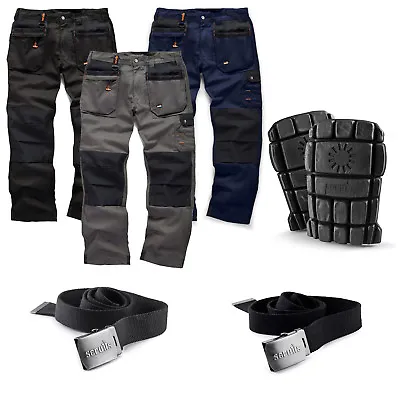 £30.95 • Buy Scruffs WORKER PLUS Work Trousers, Knee Pads, Clip Belts Men's Trade Hardwearing