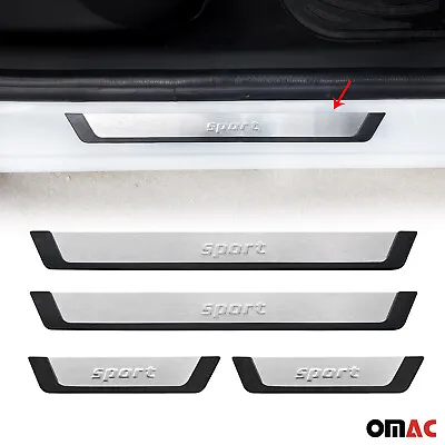 $34.90 • Buy For Scion XA Door Sill Cover Protector Guard Flexible Stainless Steel Trim
