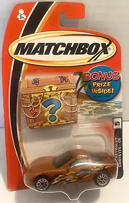 2005 Matchbox 2005 Chevrolet Corvette C6 W/Treasure Chest Bonus Prize NOC • $2.97