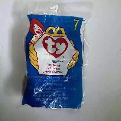 Ty Teenie Beanie Baby Gray Mel Plush McDonald's Promotion VTG Original Packaging • $1.99