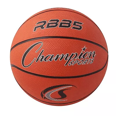 CHAMPION Mini Basketball 7In Diameter Orange RBB5 • $18.98