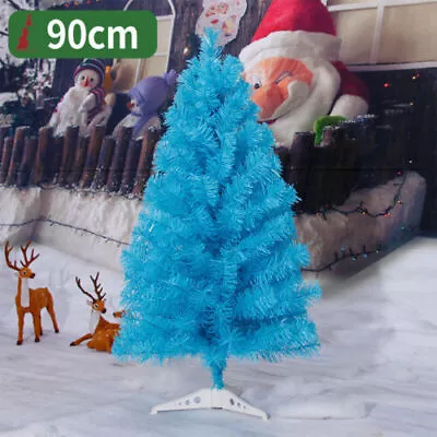 Artificial Sky Blue Christmas Tree Decorations Home Decor Xmas 2 3 4 5 6 7 8 FT • $52.87