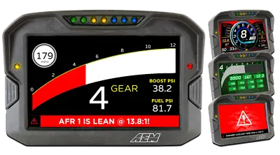 AEM CD-7 Non Logging Race Dash Carbon Fiber Digital Display Can Input 30-5700 • $2353.14