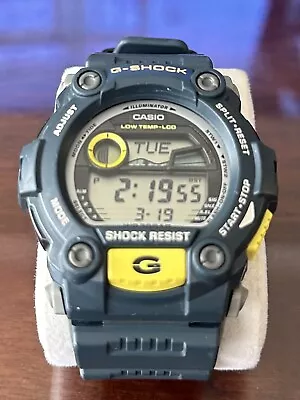 Casio G Shock G-7900 G-Lide Tide And Moon Phase. Blue • $69