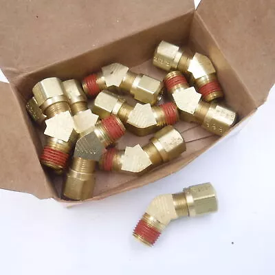 10 Pack Parker Air Brake Compression Style Fittings 3/8  X 1/4  45° VS279NTA-6-4 • $49.99