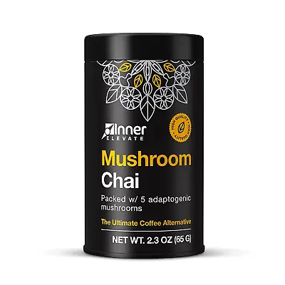 Inner Elevate Mushroom Chai - Adaptogenic Mushroom Tea Drink (30 Servings) • $47.24