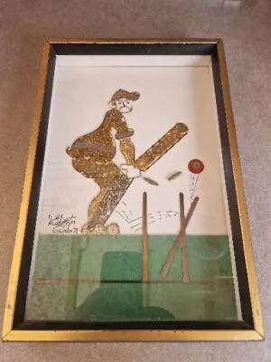 £60 • Buy David Eddington Horological Style Collage Cricket. London 74. Watch Parts. Art.