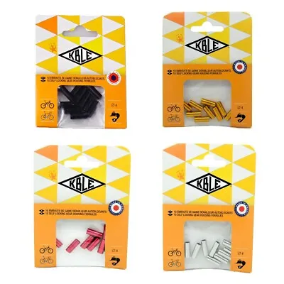 Transfil Bicycle Gear Cable Outer Casing End Caps Ferrules Push-On 10 Pack 4mm • £4.19