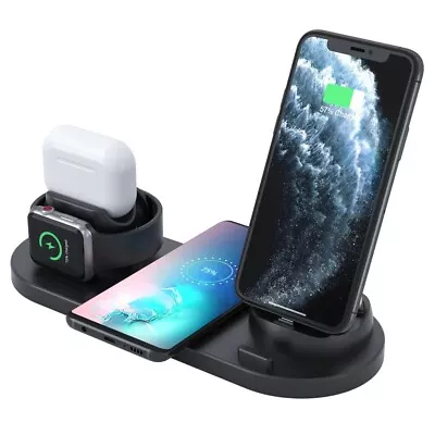 Phone Popular Multi Functional 6 In 1 3 In One For Samsung/iphone Charger BLACK • $18.99