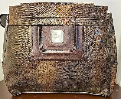 NEW - MICHE - Prima Bag Shell -  Jennifer  Bronze Animal Print Faux Leather • $12.95