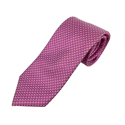 Bugatchi Pink Polka Dot Silk Necktie 3 X62  Designer Fashion Suit Tie • $15.99