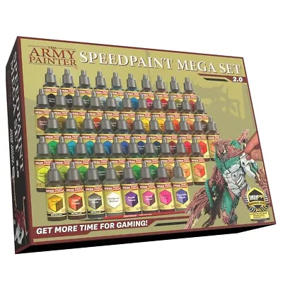 The Army Painter Speedpaint Mega Set 2.0 - Miniature Painting Acrylic Paint Set • $156.99