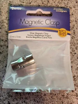 2 Magnetic Clasps Closure Connectors For DIY Bracelet Necklace Making 12 X 15 Mm • $0.99