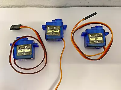 £5 • Buy 3x Tower Pro Micro Servo 9g - SG90 - Mini Geared Motor For RC & Toys - 3 Pin