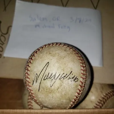 Vintage Official Spalding Game Ball Signed By Los Angeles Dodgers Maury Wills • $200