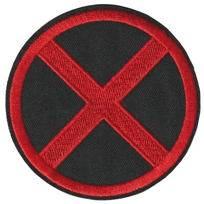 X-Men Red And Black Embroidered Iron-on Patch  • £3