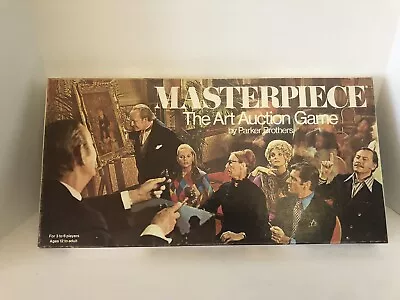 Vintage 1970 Masterpiece The Art Auction Board Game Parker Bros • $30