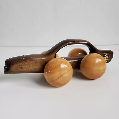 Mercedes Benz MB 380 SL Vintage Wood Sports Car Wooden Back Massager  • $19.97