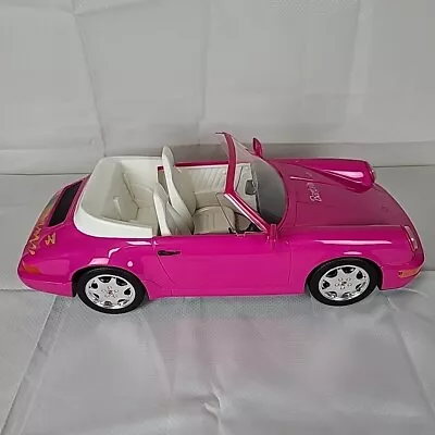 Vintage 1991 Barbie Pink Porsche Carrera - Rare With Working Headlights • $75