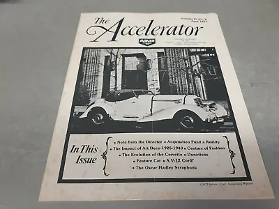 April 1977 The Accelerator Magazine Auburn Cord Duesenberg Museum • $14.95