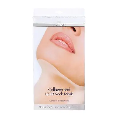 Revitale Collagen And Q-10 Neck Mask Nourishes Firms Hydrates - 2 Treatments • £2.99