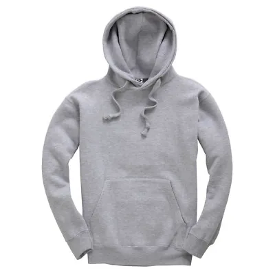 Plain Adults Kids Hoodie Hooded Sweatshirt Mens Womens Boys Girls • £12.95
