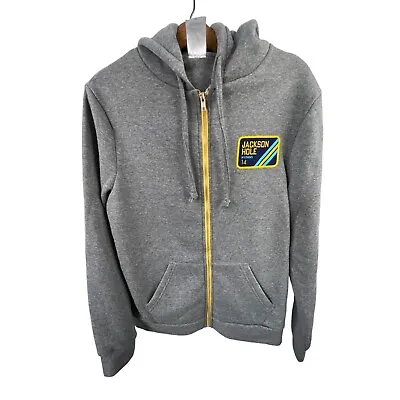 Good Land Supply Co. Jackson Hole Wyoming Full Zip Hoodie Men's M Long Sleeve • $29.99