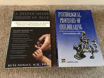 Psychological Childbearing Raphael-Leff & Deeper Shade Of Blue Midwifery Books • £5