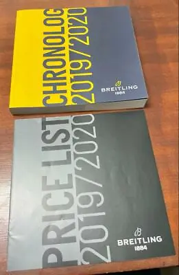 £50 • Buy Breitling 'chronolog' 2019/2020 Watch Catalogue With Price List Booklet Mh467