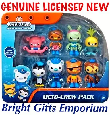 Octonauts Octo Crew 8 Barnacles Kwazi Dashi Peso Tweak Tunip Inkling Shellington • $299.99