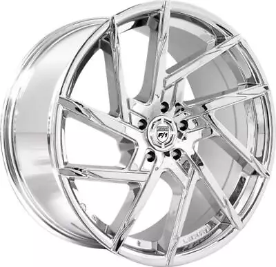 24 Inch 24x9 Lexani SENNA Chrome Wheels Rims 5x112 +38 • $3044.24