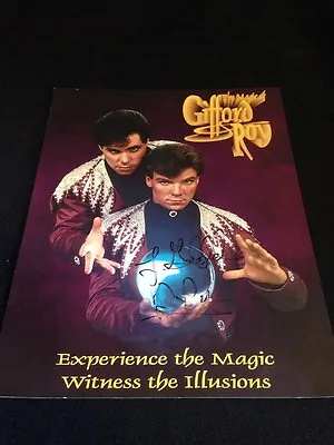 Rare Magician Autograph Picture Gifford & Roy Magic • $20