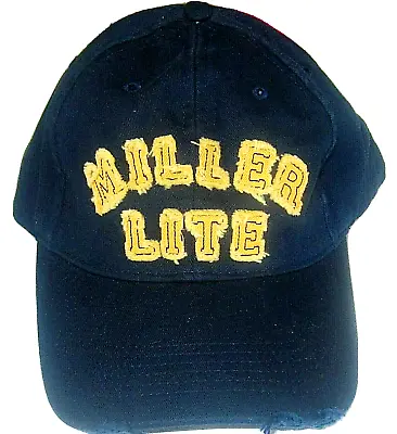 Miller Lite Hat/Cap Distressed Snapback  / Licensed Miller Brewing   / Rare New! • $6.97