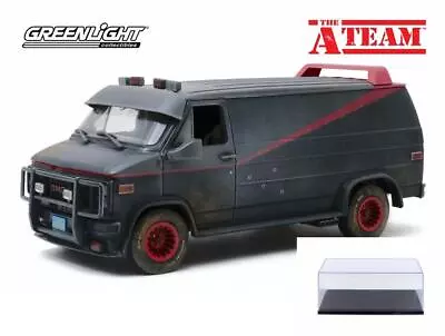 Diecast Car W/display Case 83 Gmc Vandura W/bullet Holes The A-team  13567 1/18 • $114.99