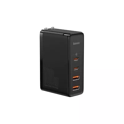 Baseus 100W GaN2 Pro Type-C+USB 4 Ports Fast Wall Charger • $29.99