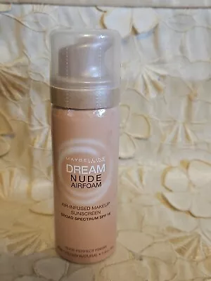 Maybelline-dream Nude-airfoam-air-infused Makeup-spf 16-200 Creamy Natural-seal • $11.99