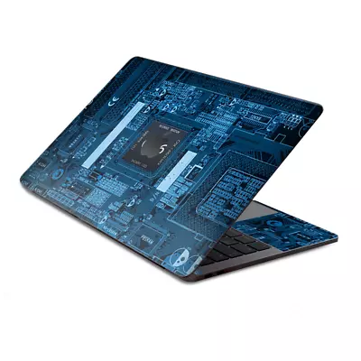 Skin Decal Wrap For MacBook Pro 13  Retina Touch  Circuit2 Blue • $15.98