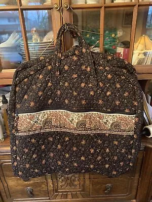 Vera Bradley Women’s Vintage Brown Black Garment Bag EUC • $22.99