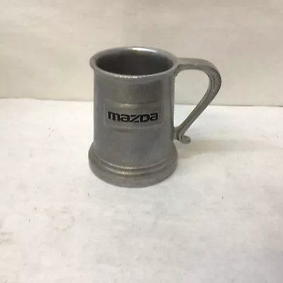 Vintage Mazda Beer Mug Die-Cast Pewter Made In USA Wilton Advertising Stein Cup • $14.99