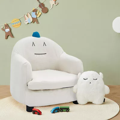 Baby Kids Armchair Reading Play Children Chair Seat Single Sofa Linen Fabric • £43.95