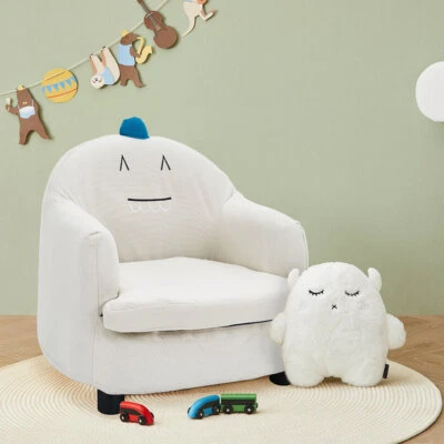 Baby Kids Armchair Reading Play Children Chair Seat Single Sofa Linen Fabric • £45.95