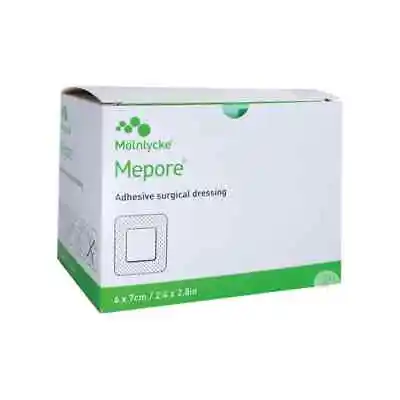 Mepore Adhesive Dressings  6 X 7 Cm First Aid Cuts Burns Graze And Tattoo Use UK • £1.49