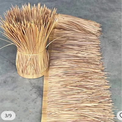 $129.99 • Buy Synthetic Artificial Mexican Palm Thatch Roll Grass Palm Thatching 24  X 20 Ft