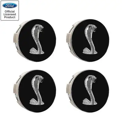 1994-2004 Ford Mustang Cobra SVT 2.5  Wheel Center Caps Black Set Of 4 • $64.95