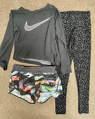 Bulk Lot Gym Athletic Clothes Leggings Shorts Jumper Top Nike Echt Reebok Small • $30