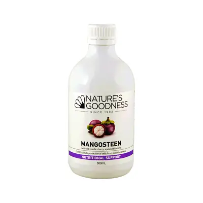 Nature's Goodness Mangosteen Juice (Xanthone Antioxidants) 500ml • $42.95